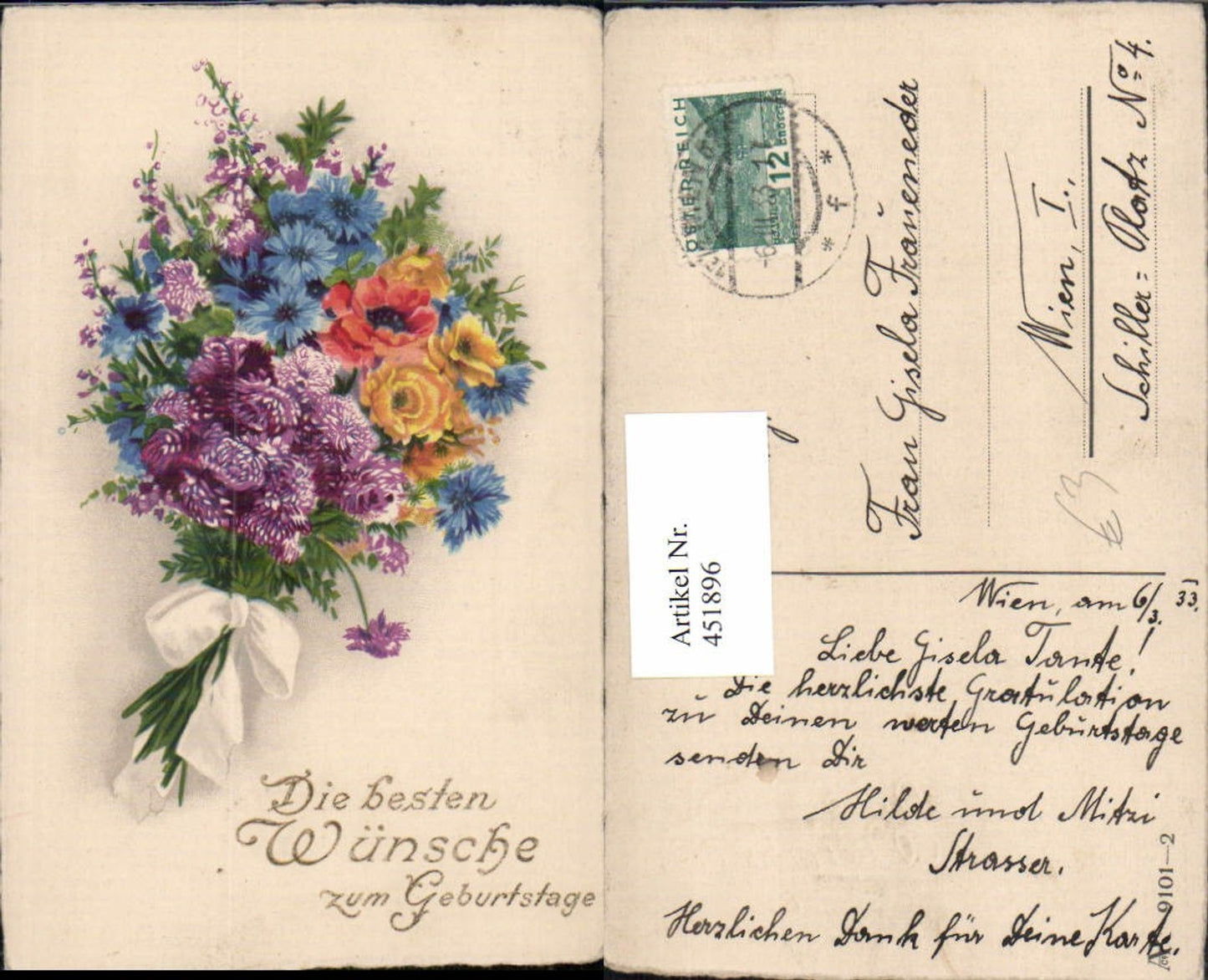 Alte Ansichtskarte – Old Postcard