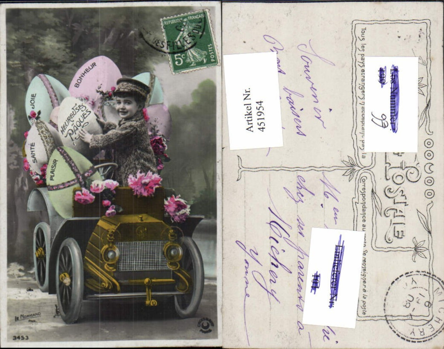 451954,Ostern Bub Junge Mütze Automobil Auto Ostereier Eier