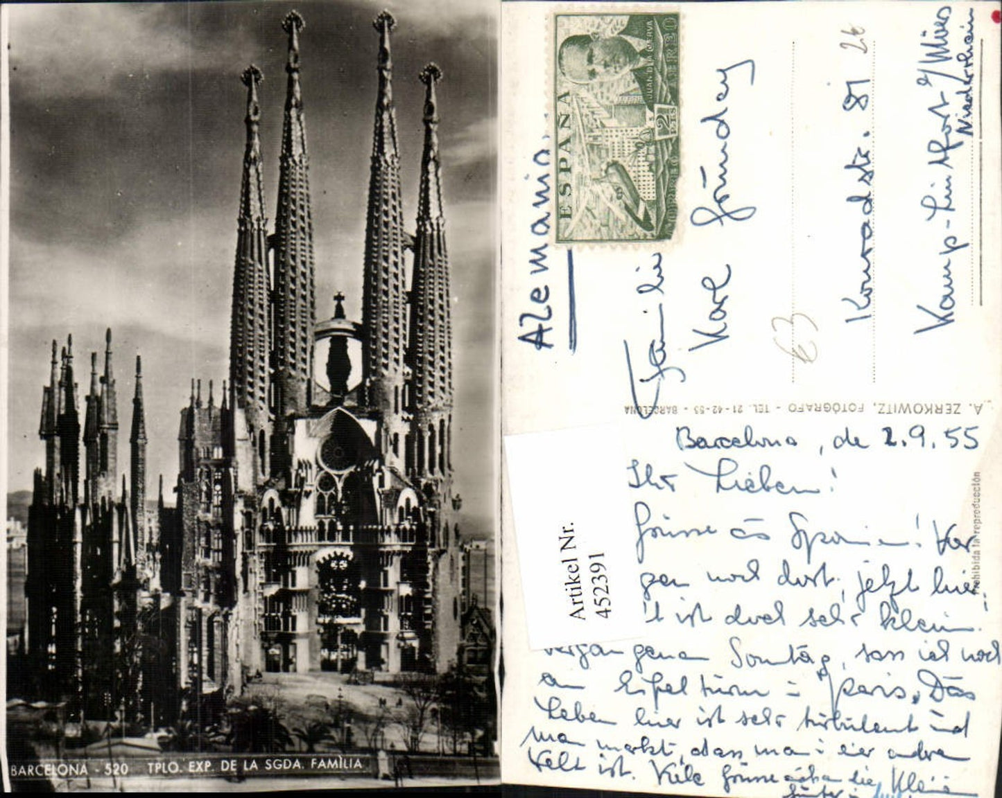 Alte Ansichtskarte – Old Postcard