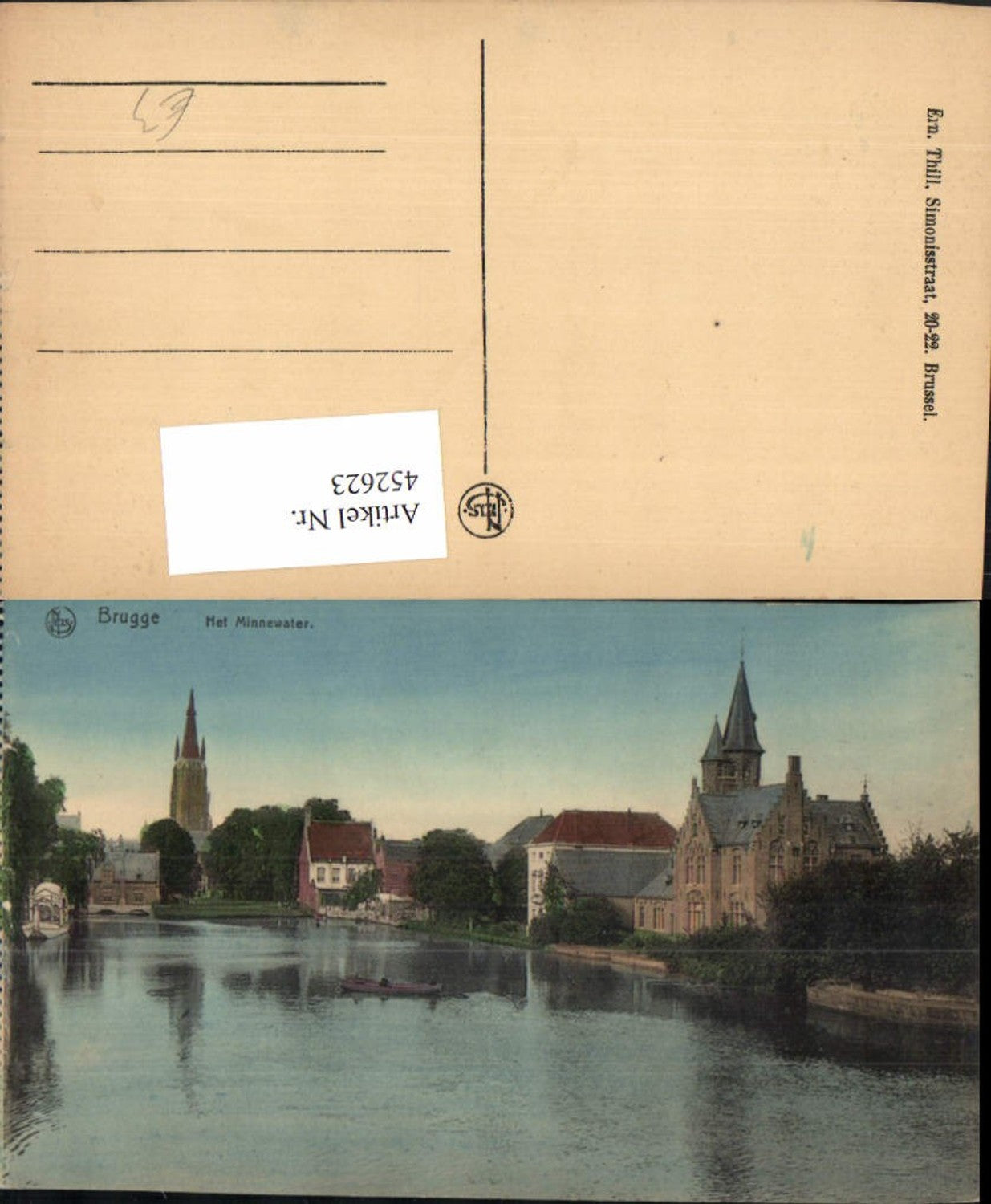 452623,Belgium Brugge Brügge Teilansicht