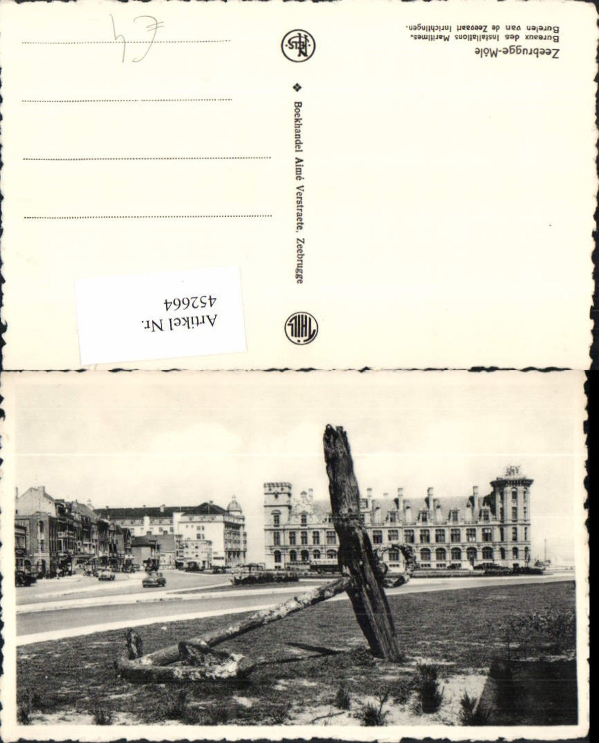 452664,Belgium Zeebrugge-Mole Seebrügge Bureaux des Installations Maritimes