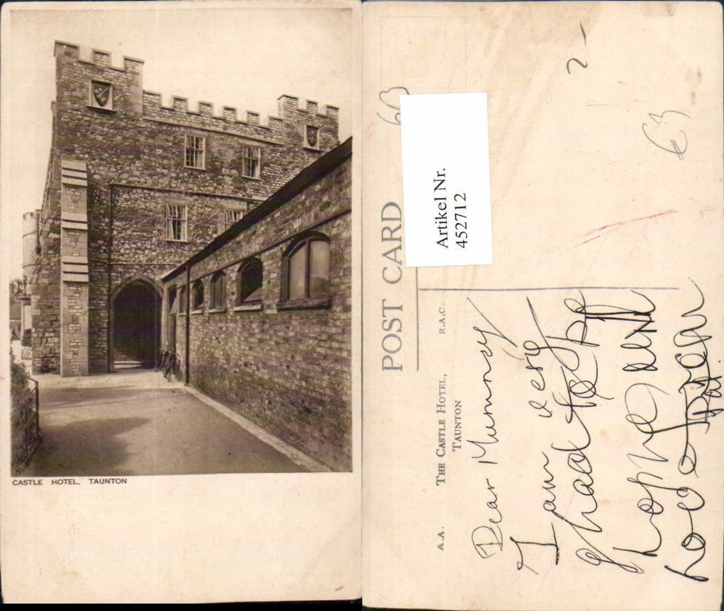 Alte Ansichtskarte – Old Postcard