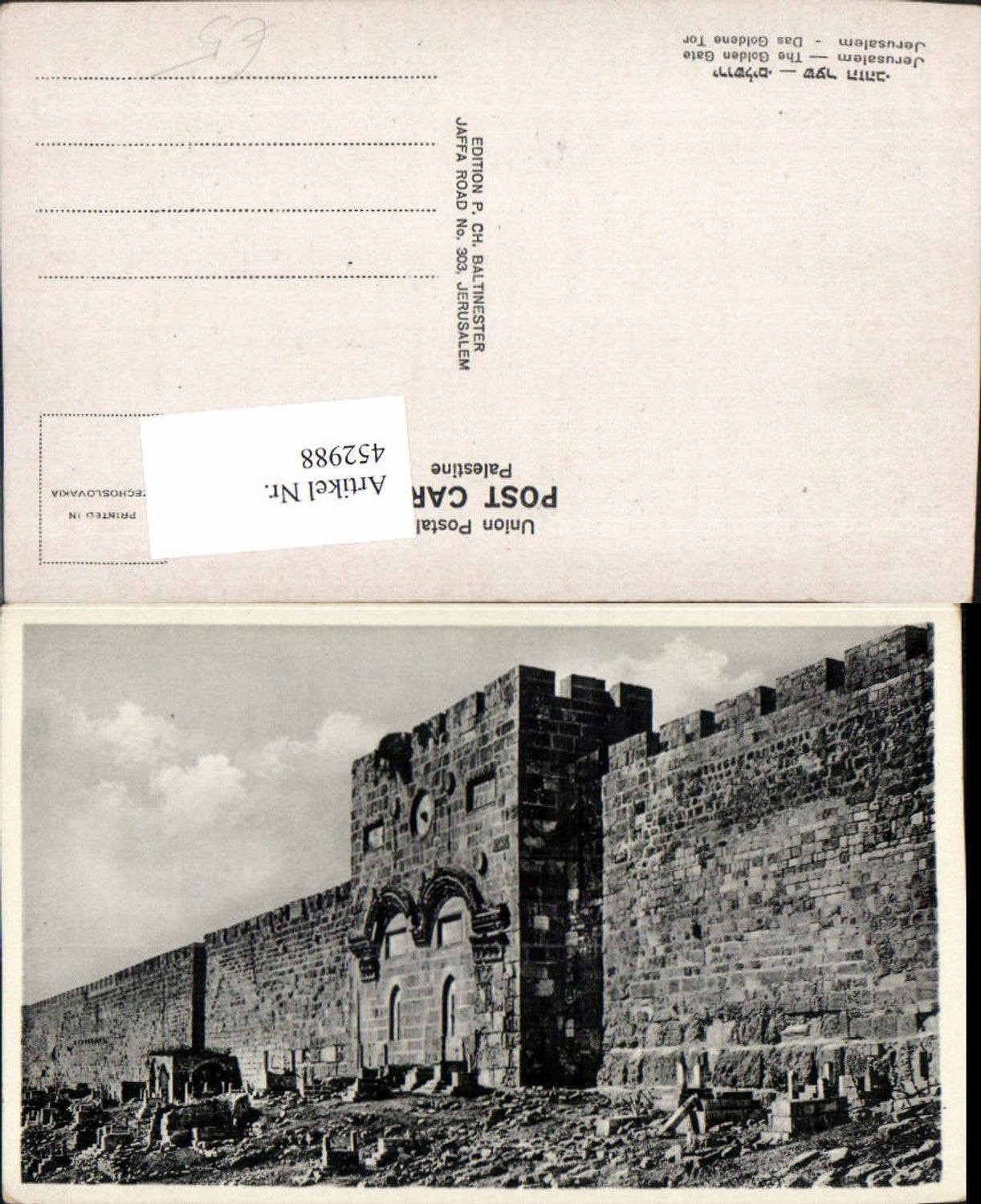 452988,Israel Jerusalem Golden Gate Goldenes Tor