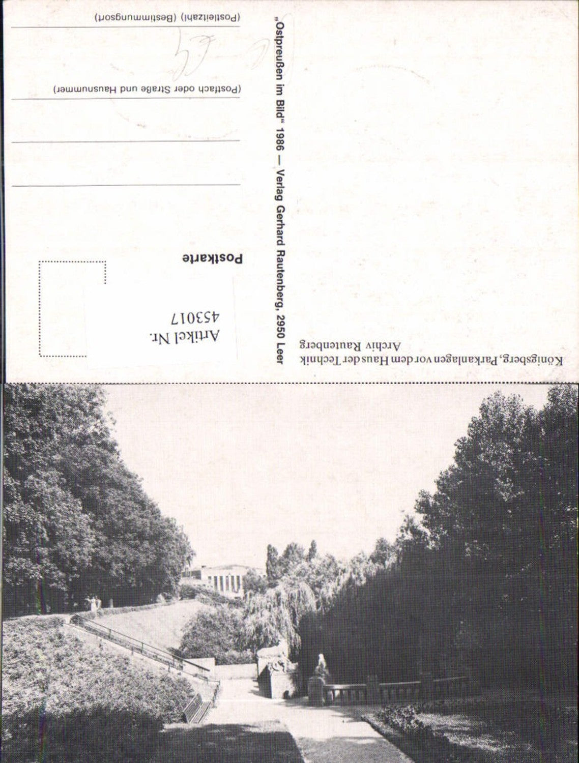 Alte Ansichtskarte – Old Postcard