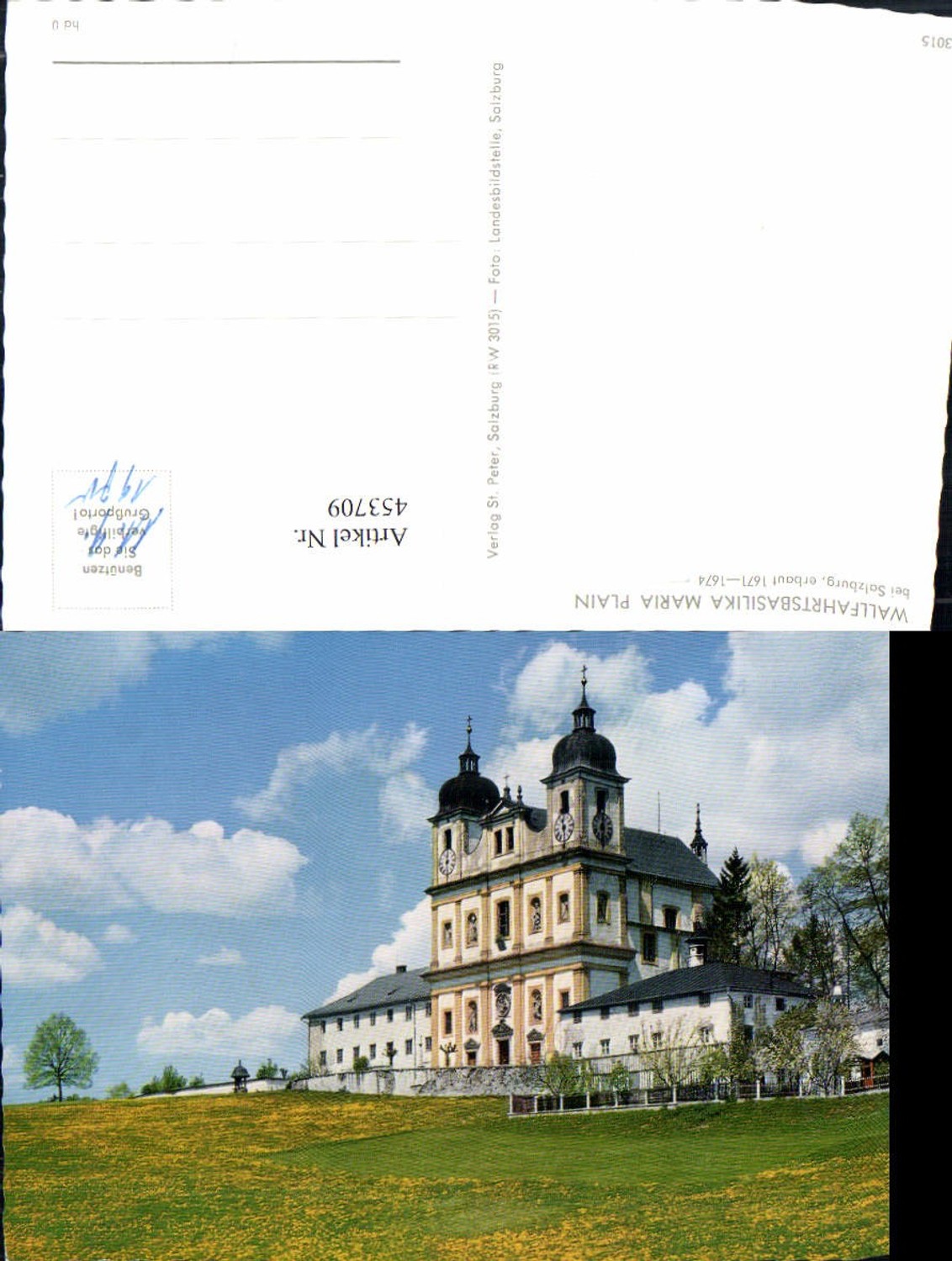 453709, Maria Plain near Salzburg, Pilgrimage Basilica Church