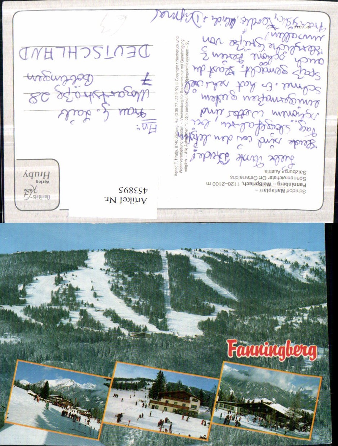 453895,Mariapfarr Fanninberg Weißpriach Winterbilder Mehrbildkarte