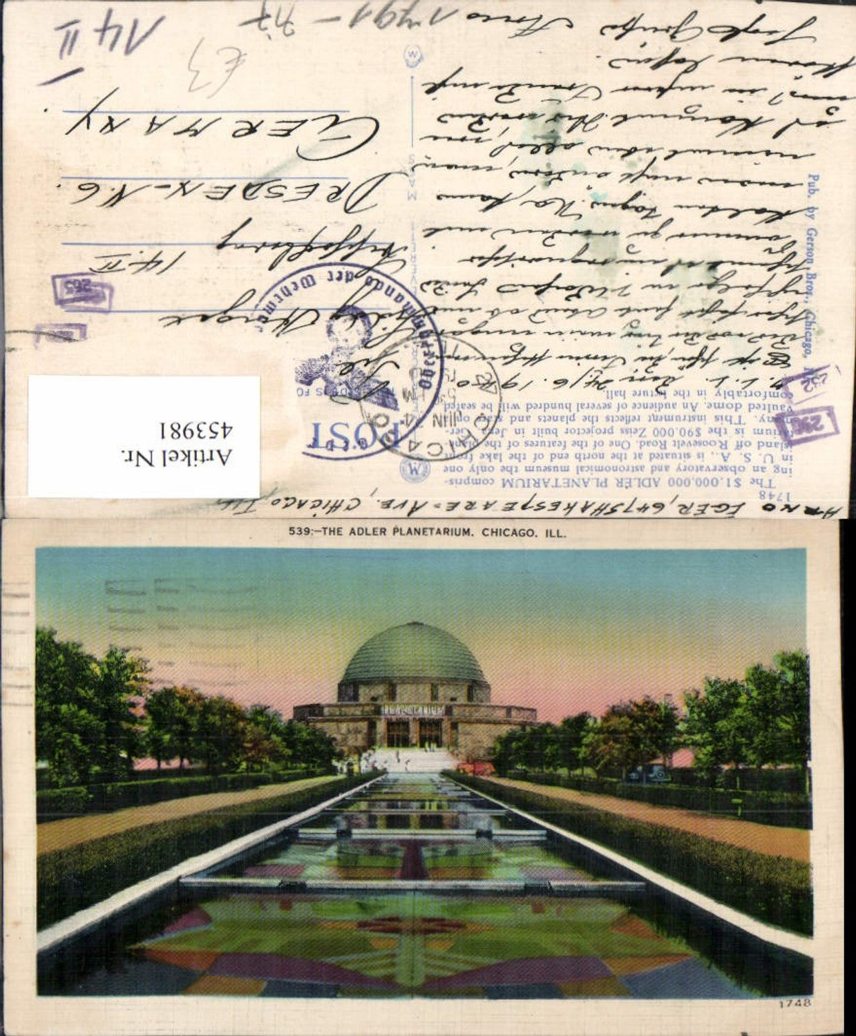 Alte Ansichtskarte – Old Postcard