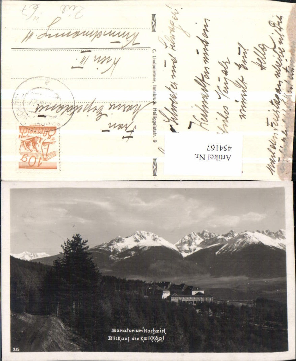 Alte Ansichtskarte – Old Postcard