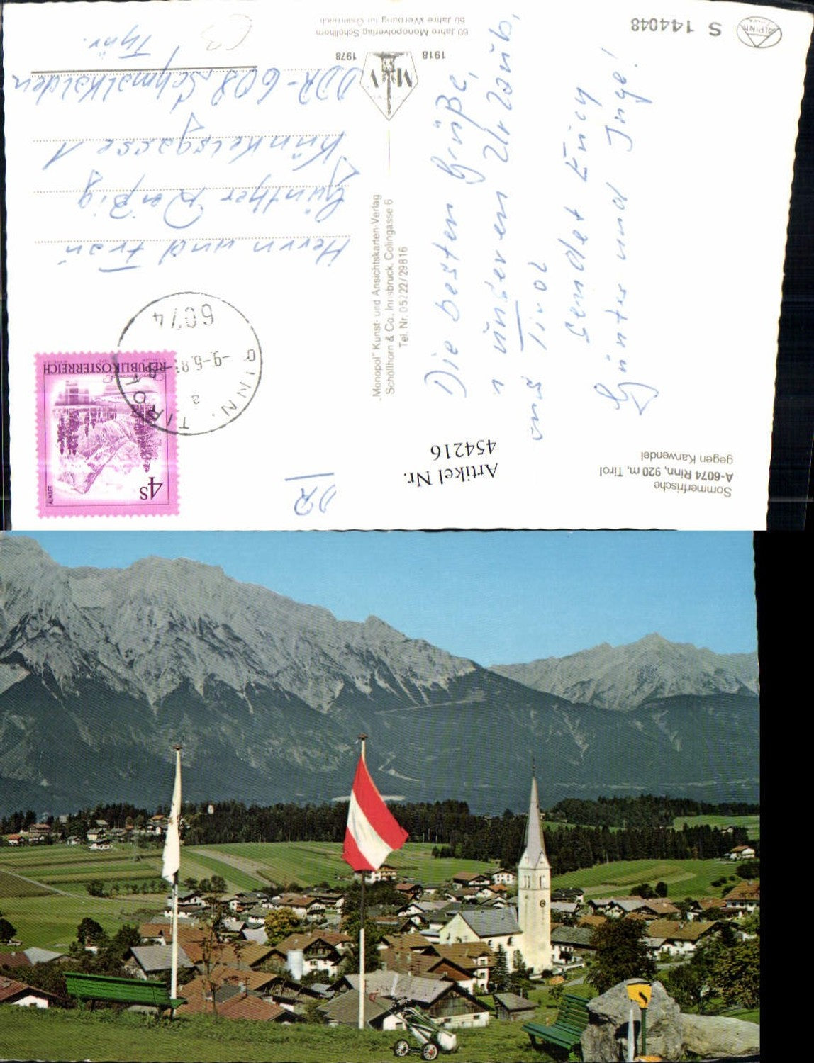 Alte Ansichtskarte – Old Postcard