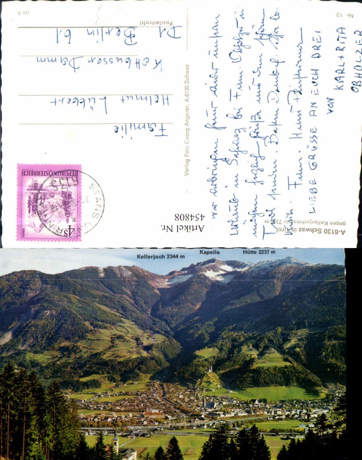 Alte Ansichtskarte – Old Postcard