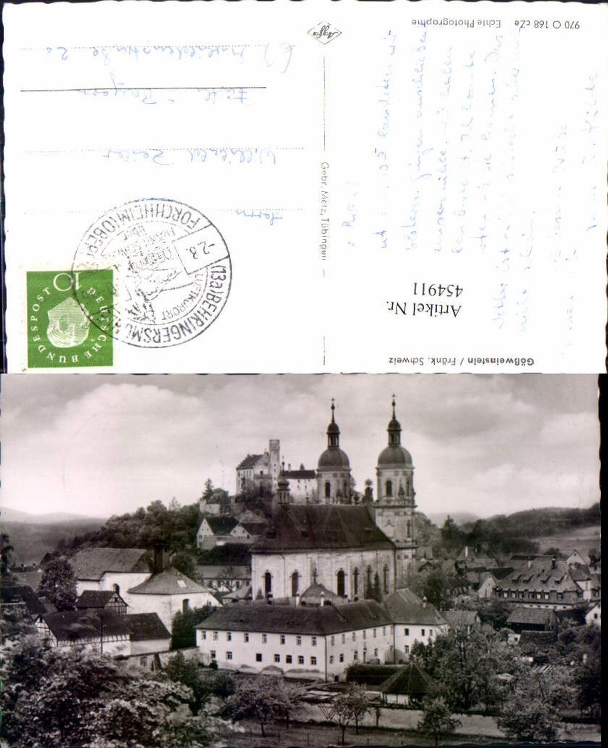 454911,Gößweinstein Teilansicht Kirche