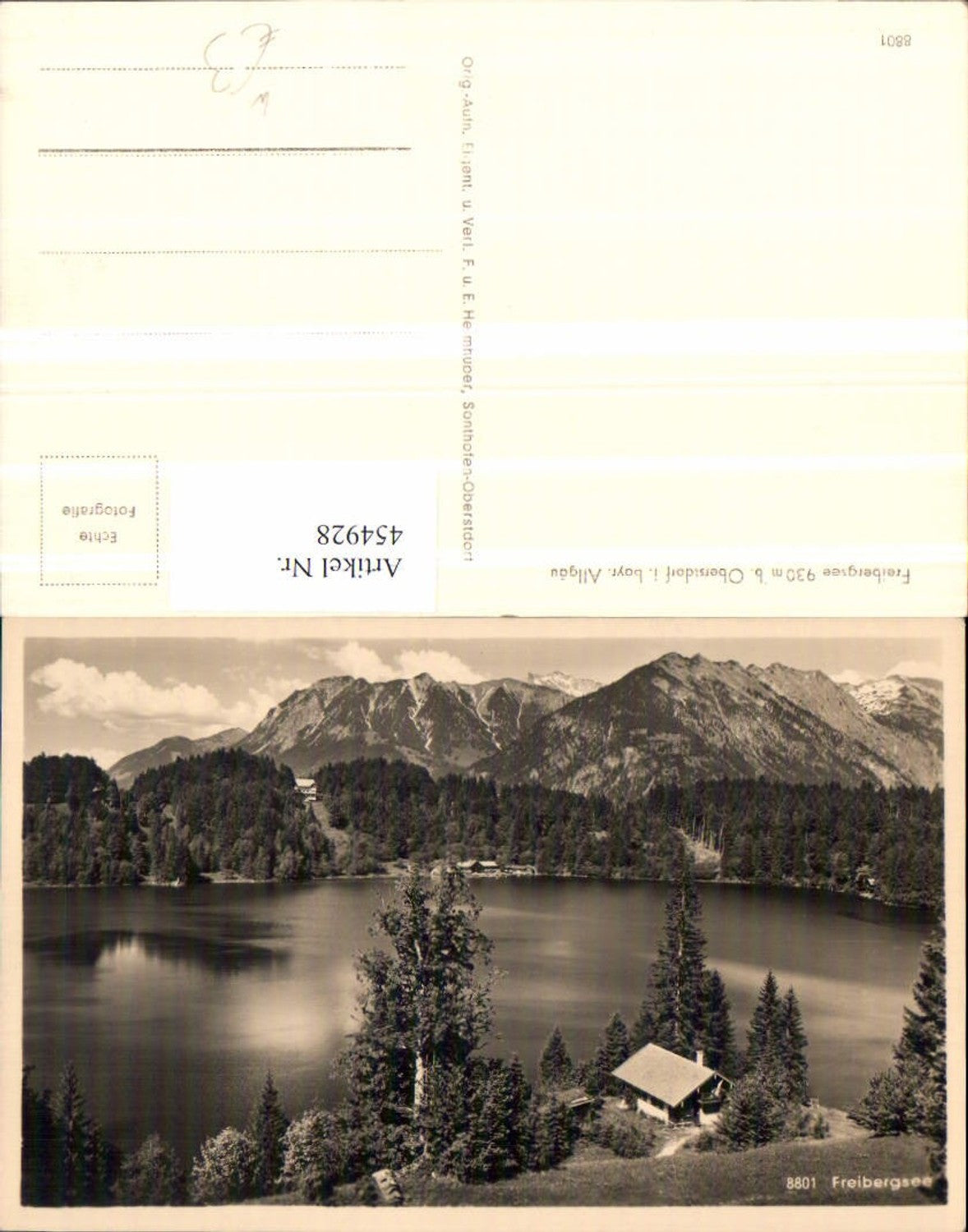 454928,Freibergsee See b. Oberstdorf im Allgäu Bergkulisse