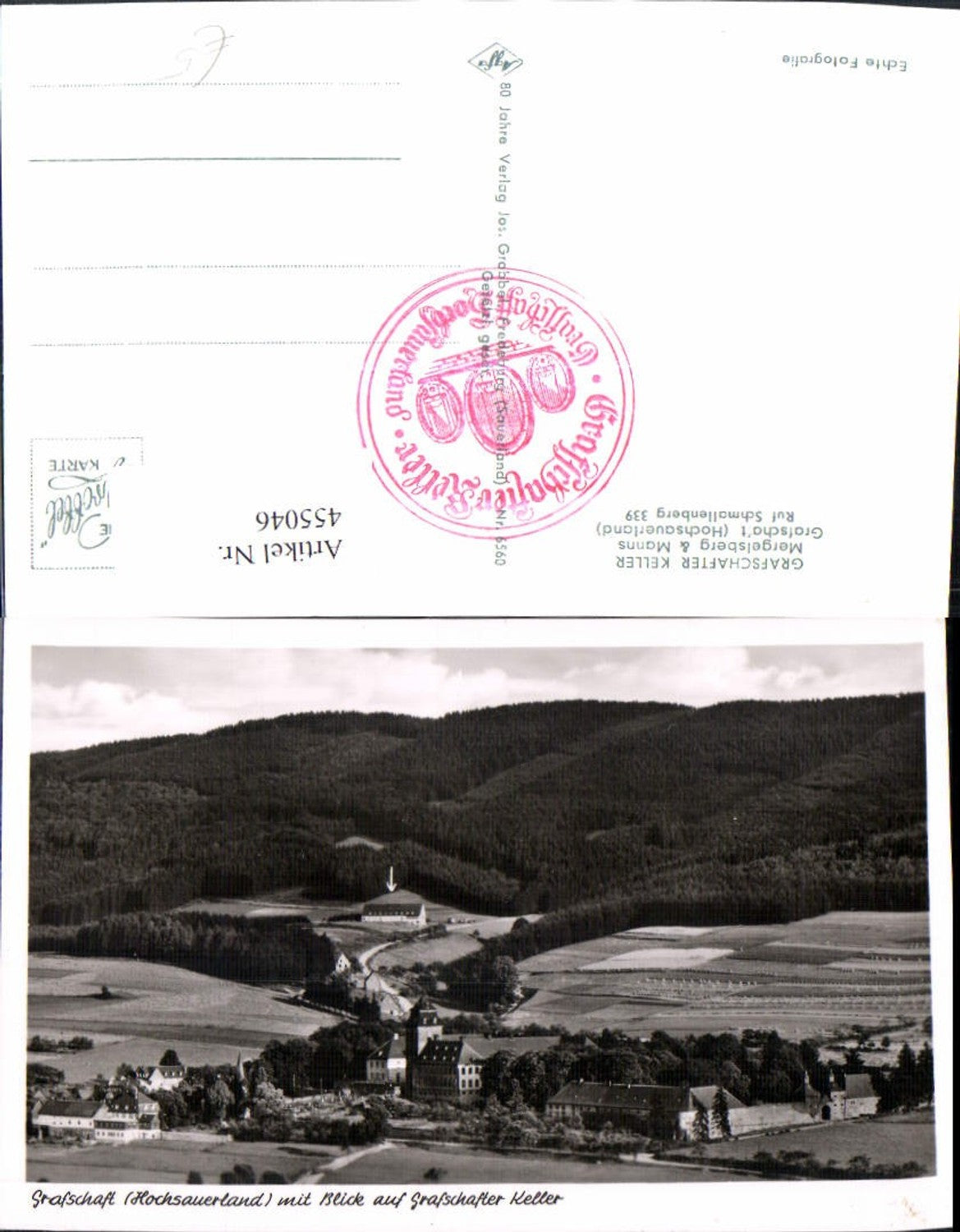 455046,Grafschaft Hochsauerland b. Schmallenberg m. Grafschafter Keller