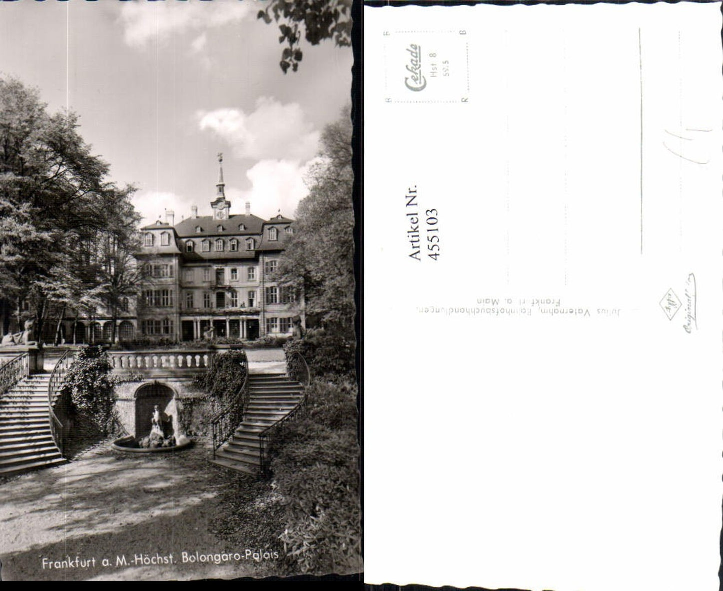 455103,Frankfurt am Main Höchst Bolongaro-Palais