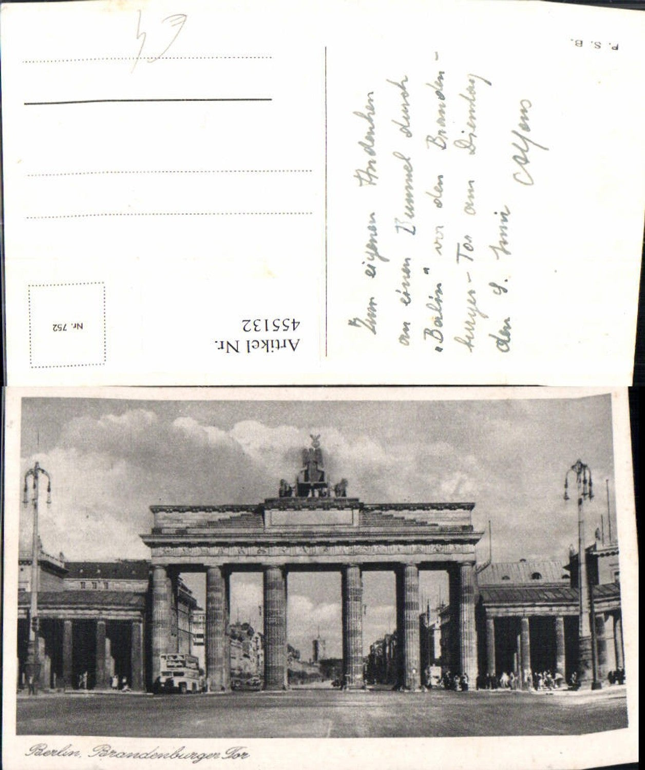 455132,Berlin Brandenburger Tor Straßenansicht