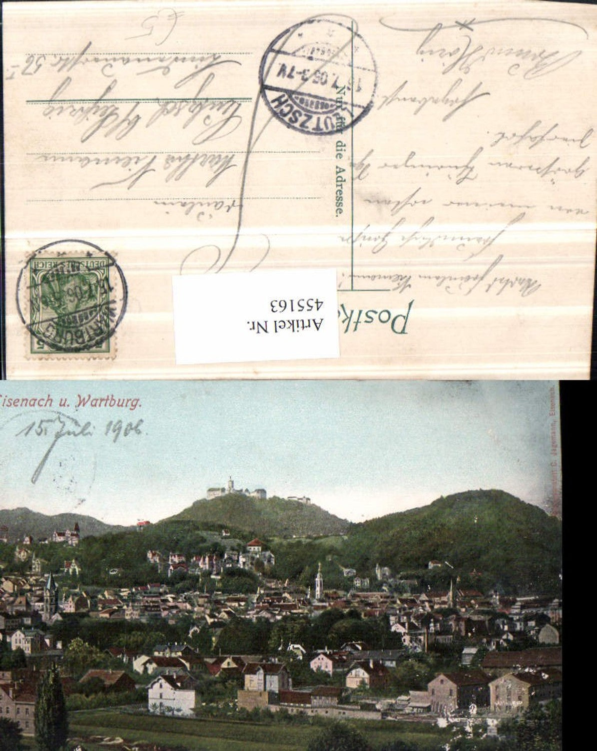 455163, Eisenach Total with Wartburg Castle