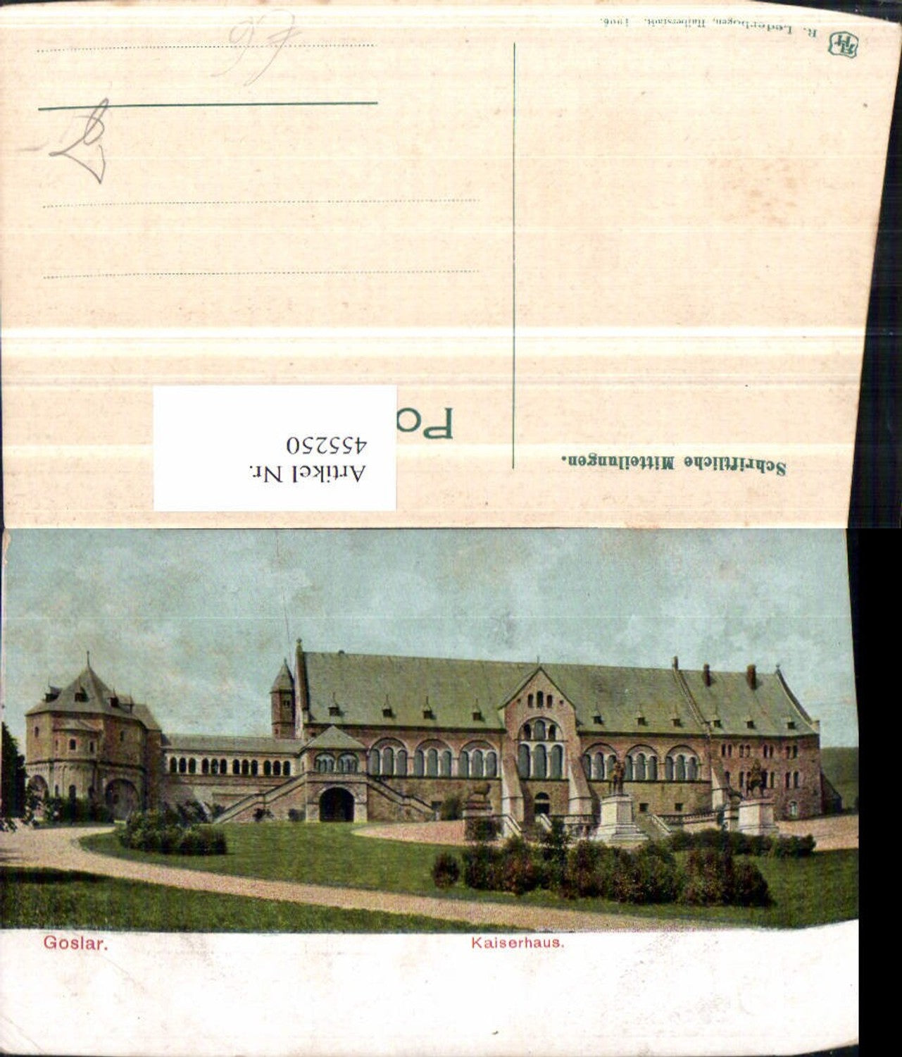 455250,Goslar Kaiserhaus Gebäude