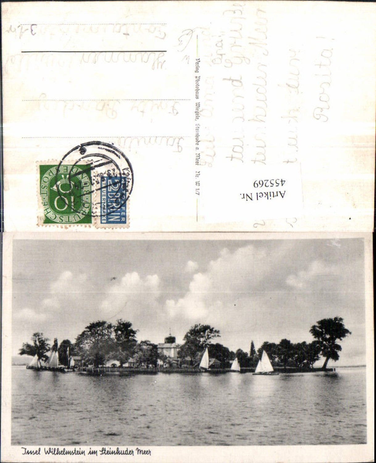 455269,Insel Wilhelmstein im Steinhuder Meer Segelboote