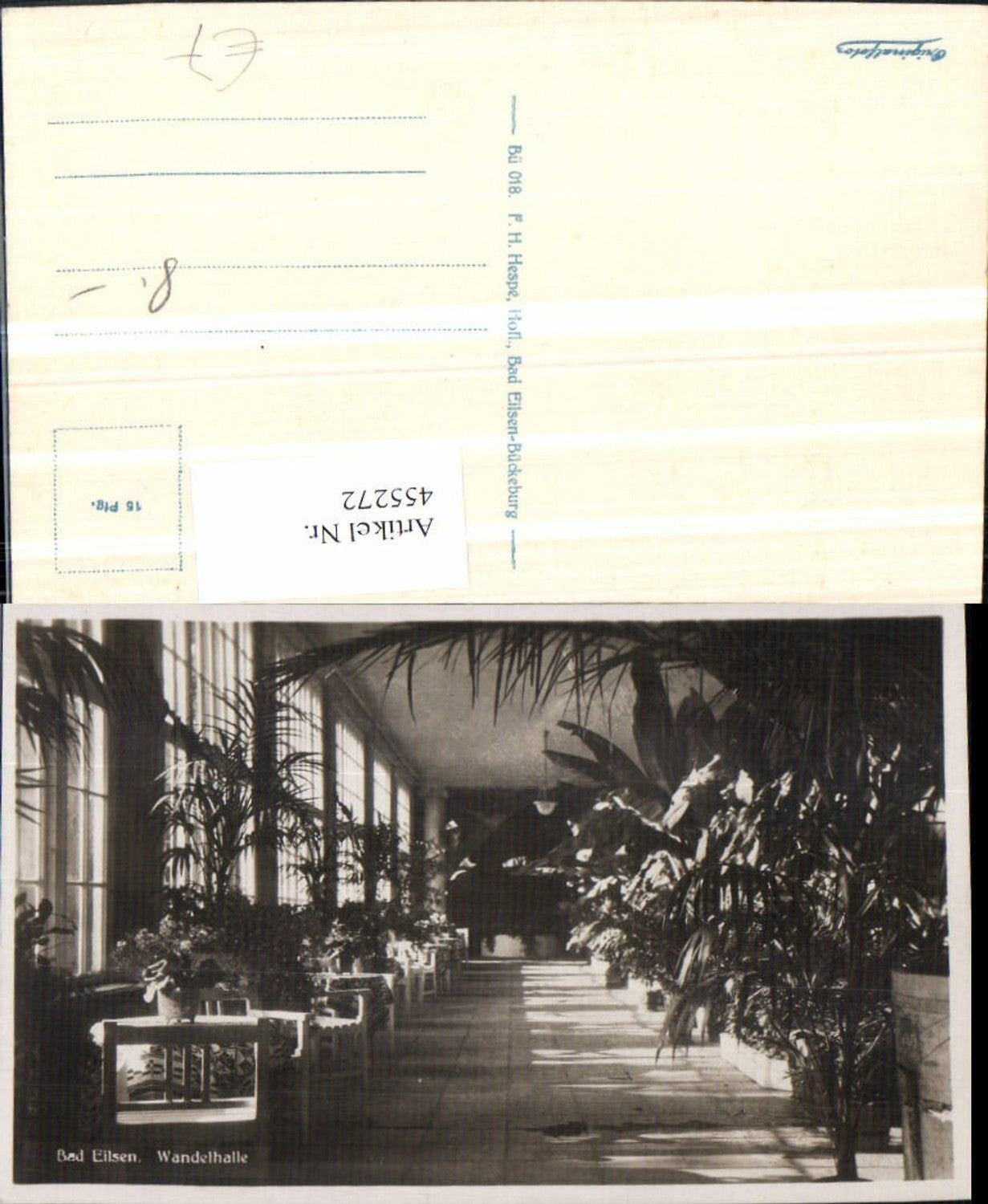 455272,Bad Eilsen Wandelhalle Innenansicht
