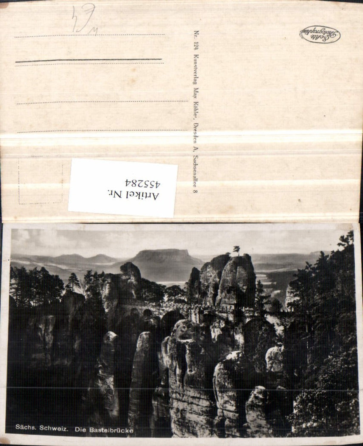 455284,Sächsische Schweiz Basteibrücke Felsen b. Rathen