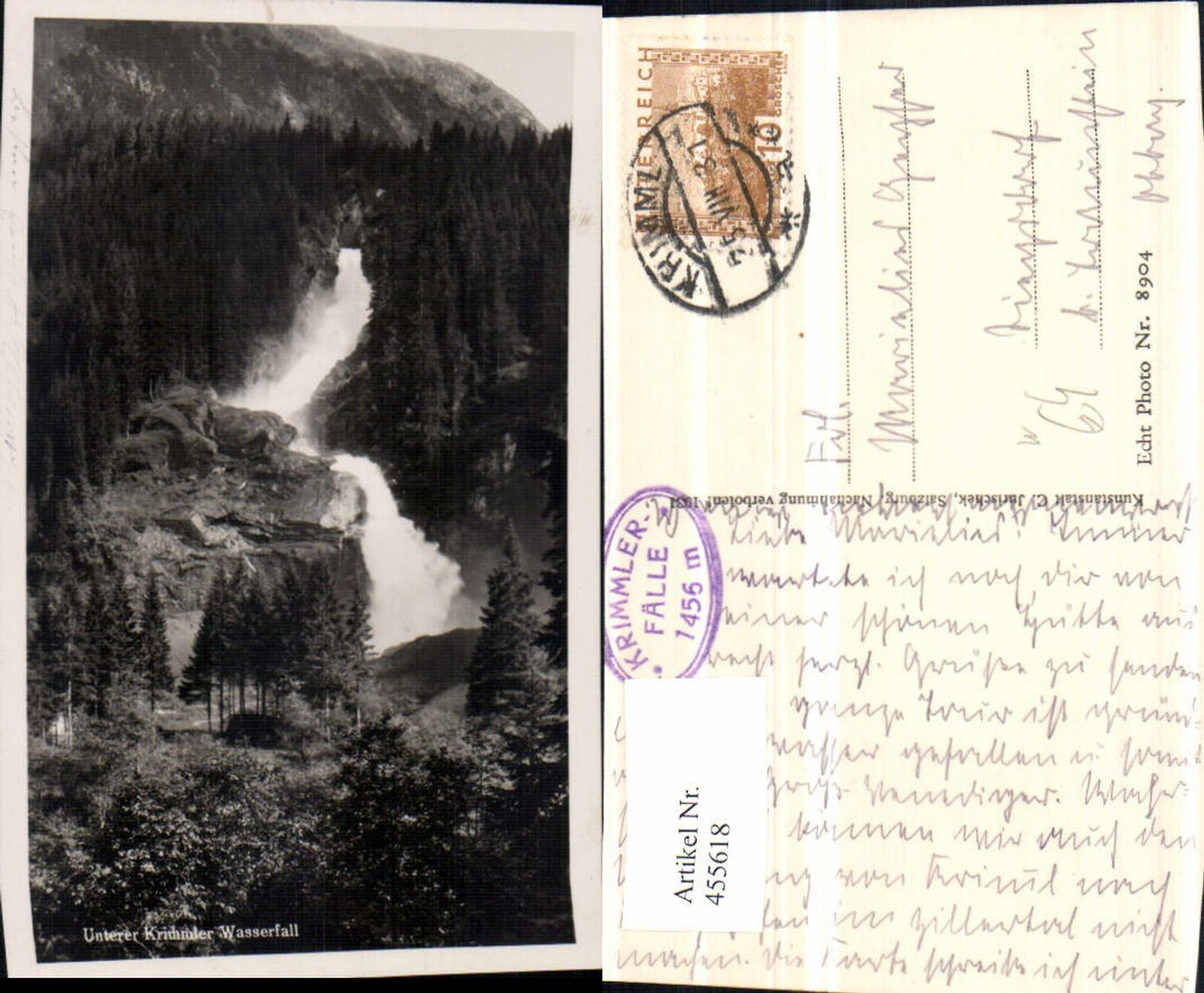 455618,Unterer Krimmler Wasserfall b. Krimml