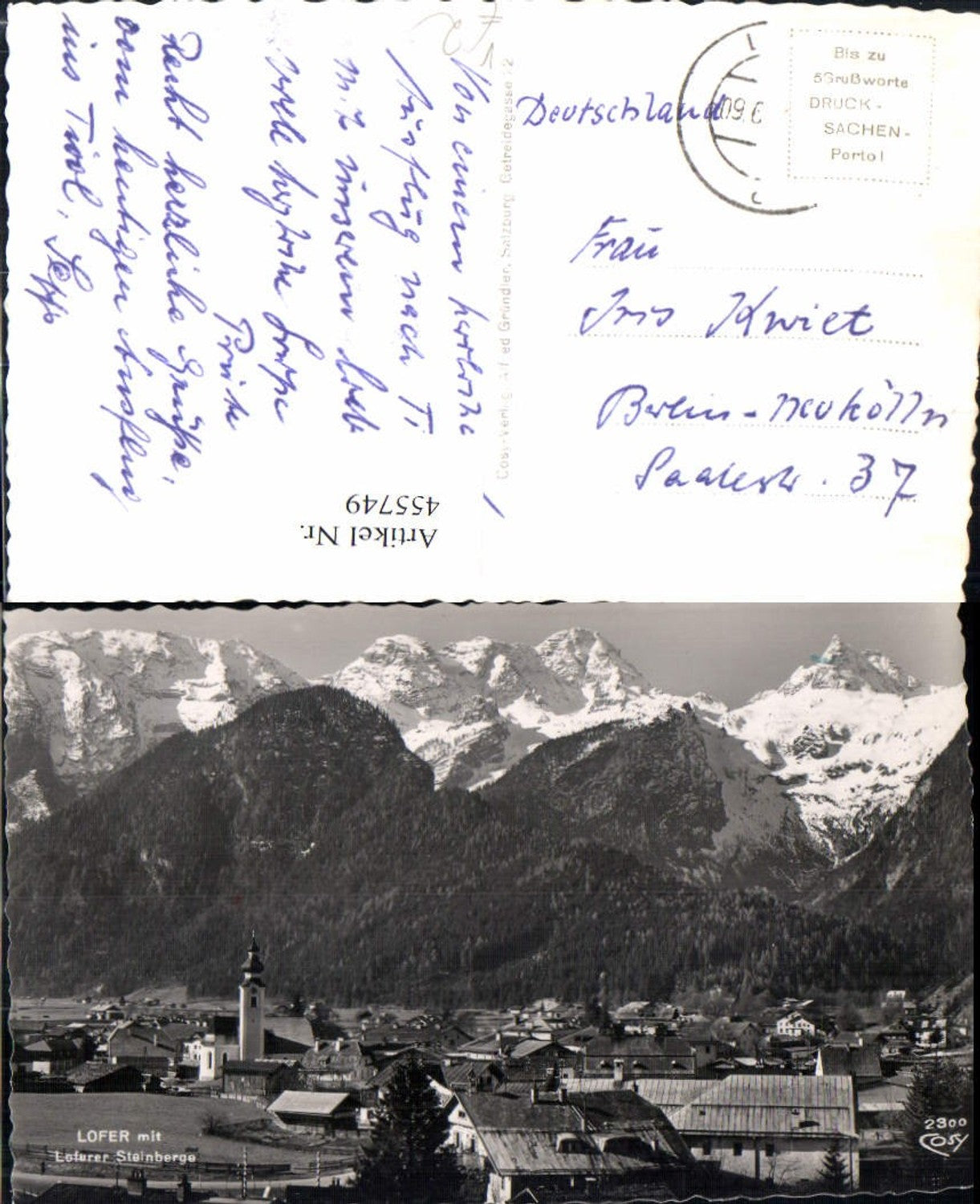 455749,Lofer Totale m. Steinberge Bergkulisse pub Cosy 2300