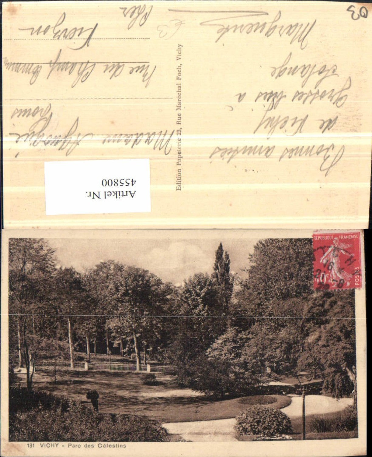 455800,Auvergne Allier Vichy Parc des Celestins Park