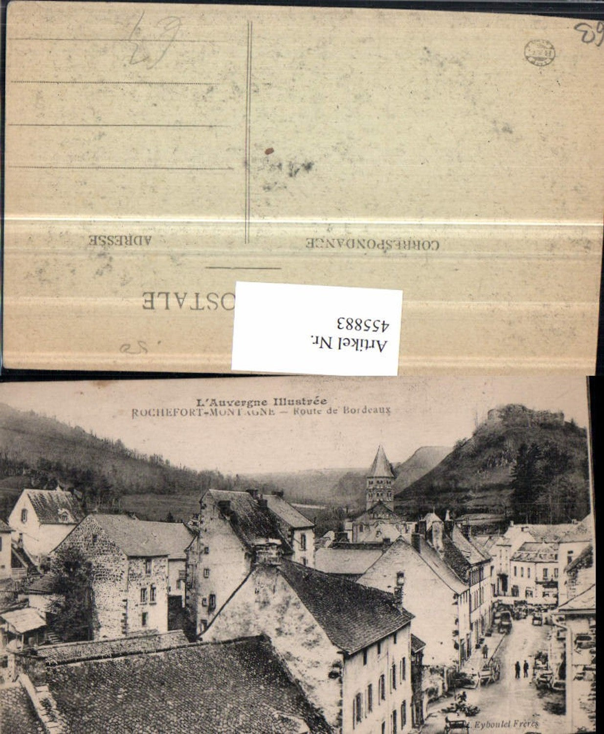 455883,Auvergne Puy-de-Dome Rochefort-Montagne Teilansicht