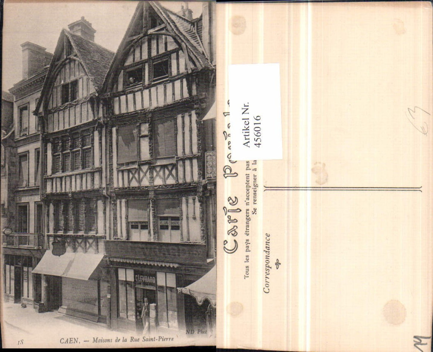456016,Basse-Normandie Calvados Caen Maisons de la Rue Saint-Pierre