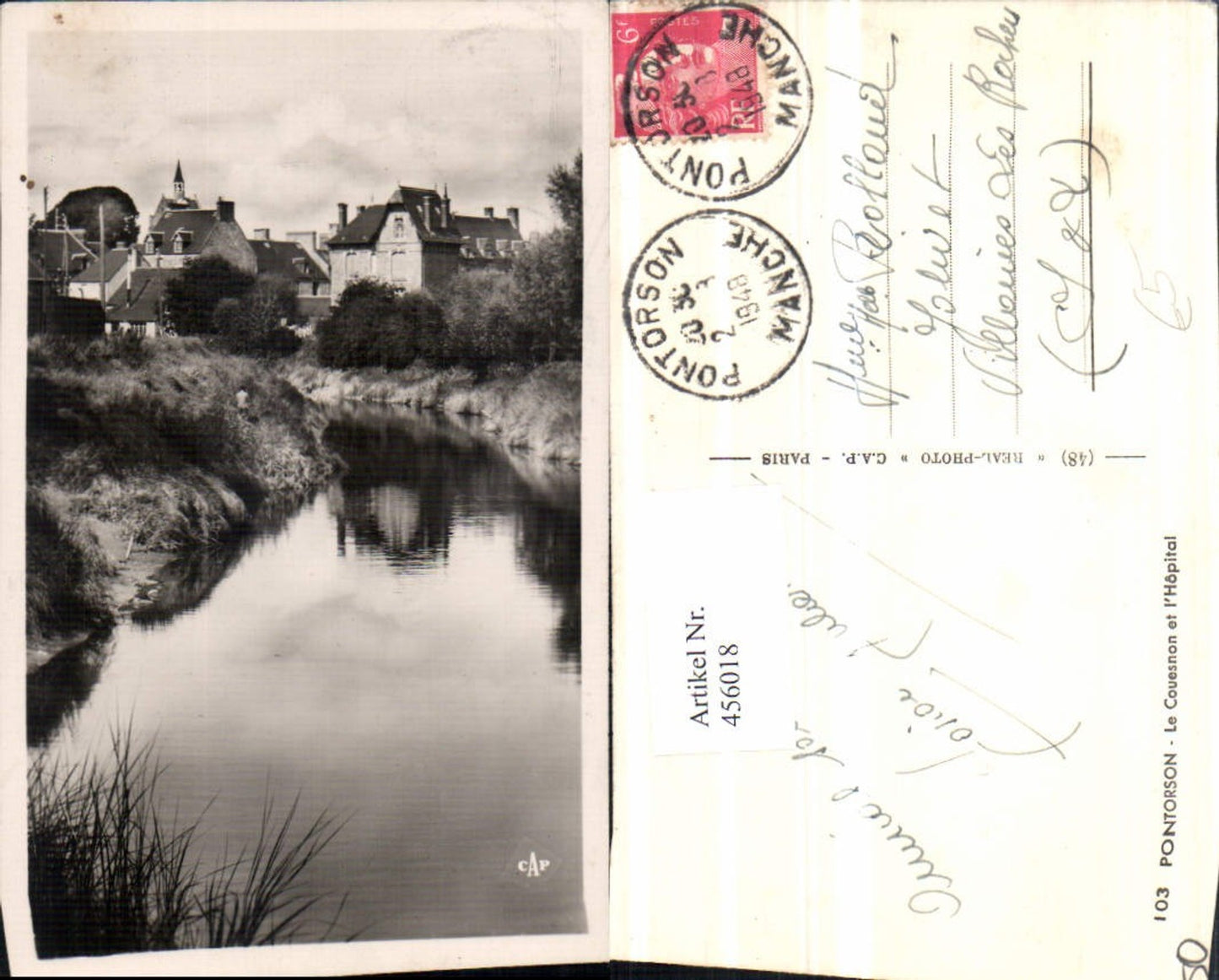 456018,Basse-Normandie Manche Pontorson Couesnon et Hopital Fluss