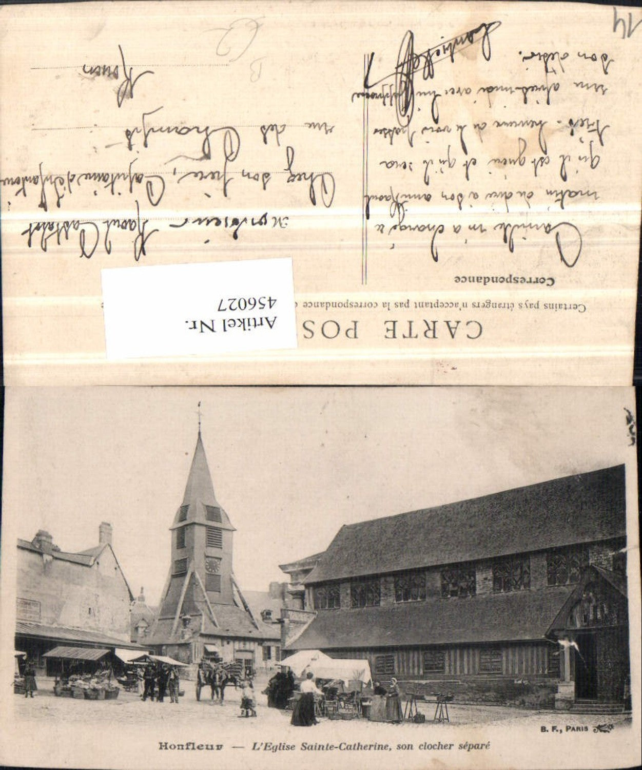 456027,Basse-Normandie Calvados Honfleur Eglise Saint-Catherine Kirche