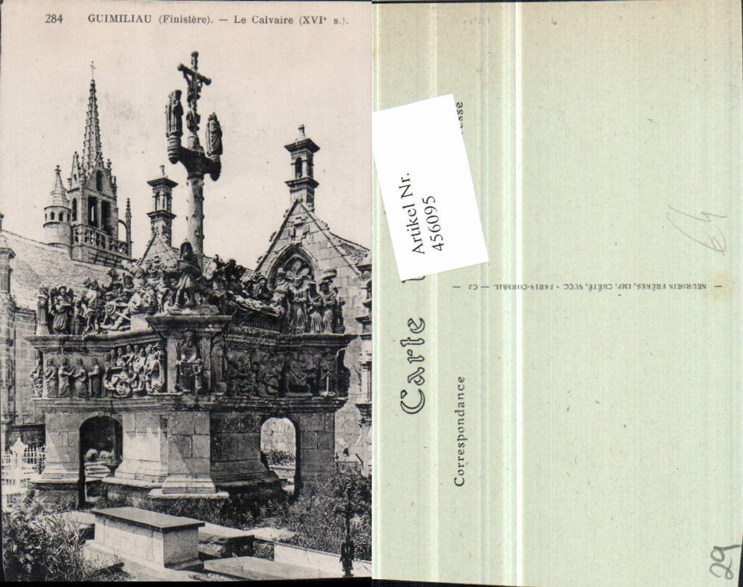 456095,Bretagne Finistere Guimiliau Calvaire Kreuz