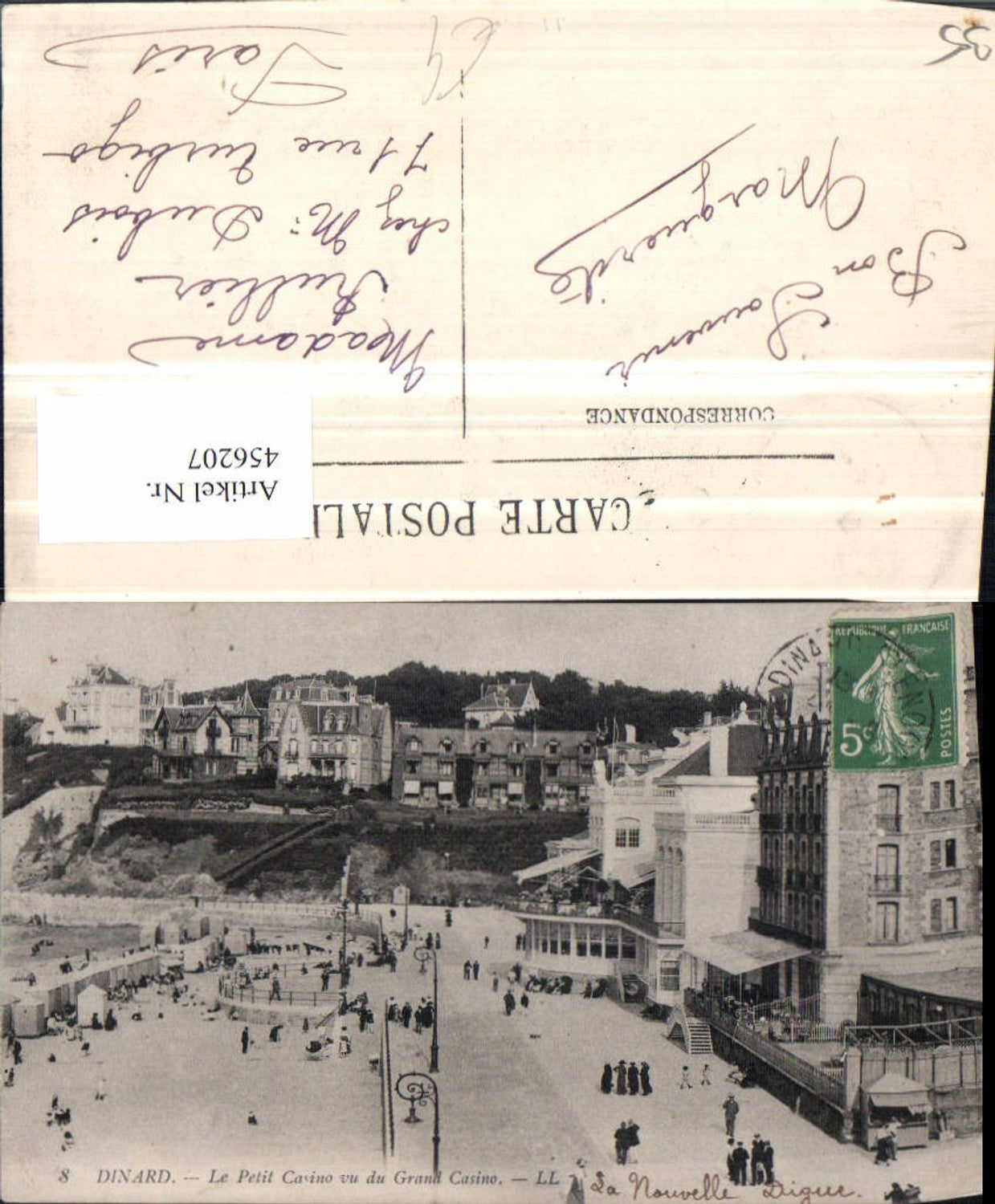 456207,Bretagne Ille-et-Vilaine Dinard Petit Casino Strand
