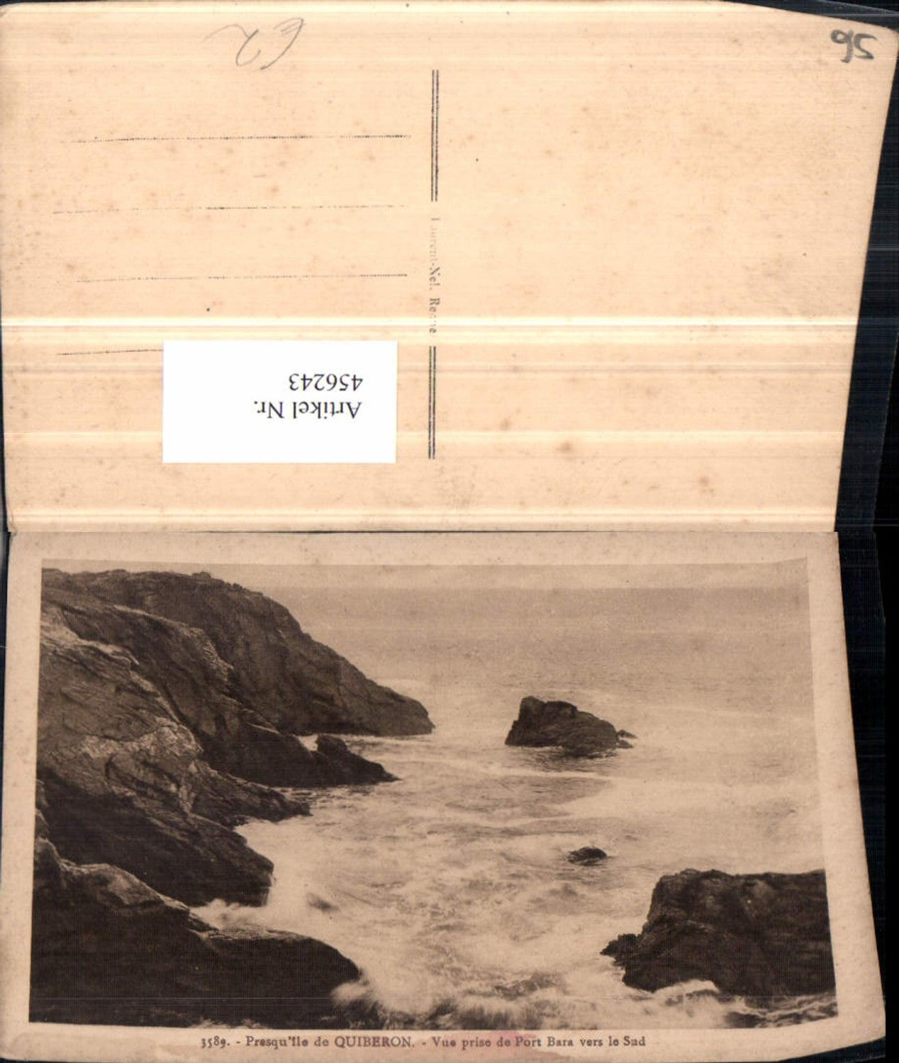 456243,Bretagne Morbihan Quiberon Vue prise de Port Bara Küste