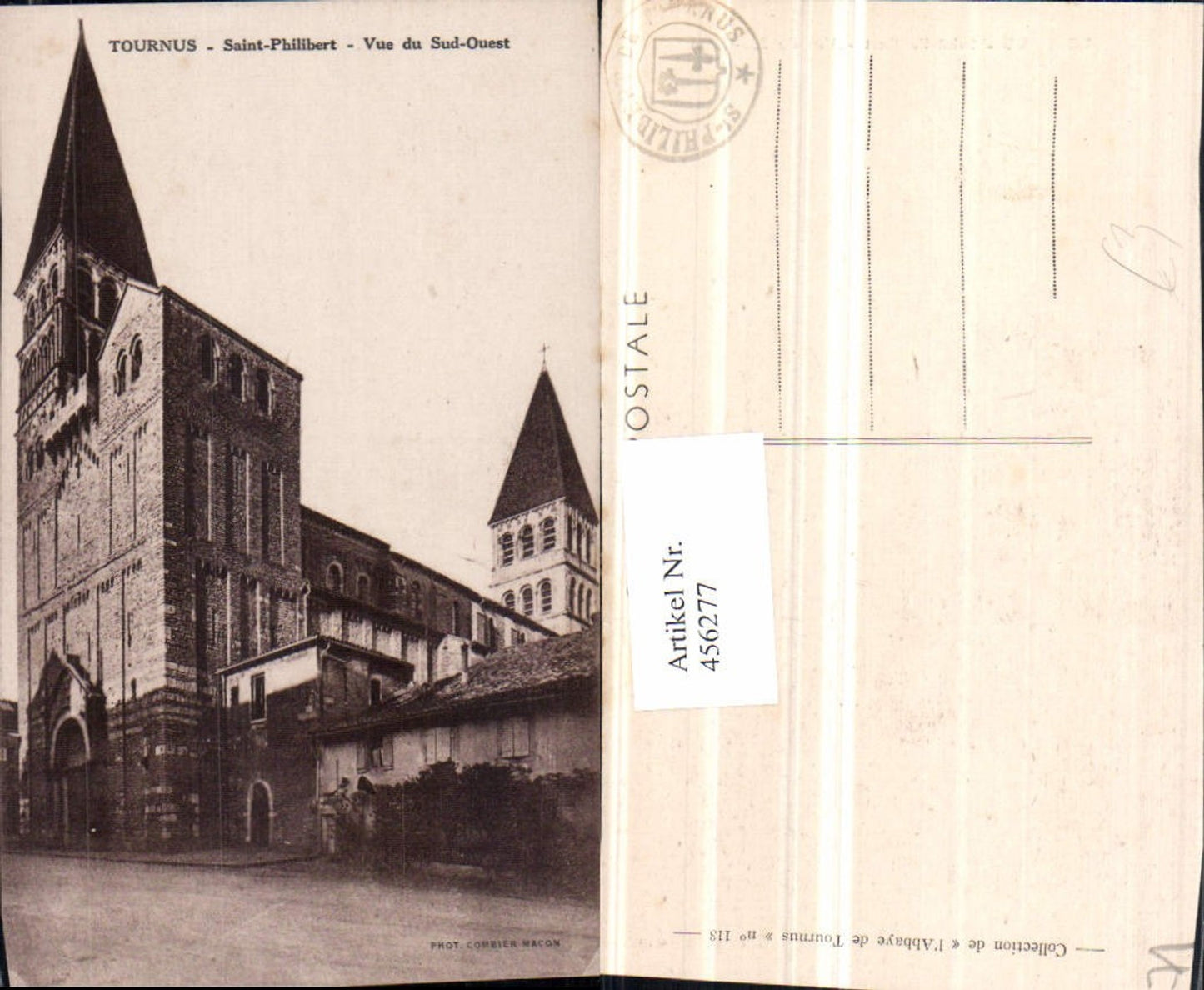 456277,Burgund Saone-et-Loire Tournus Saint-Philibert Kirche