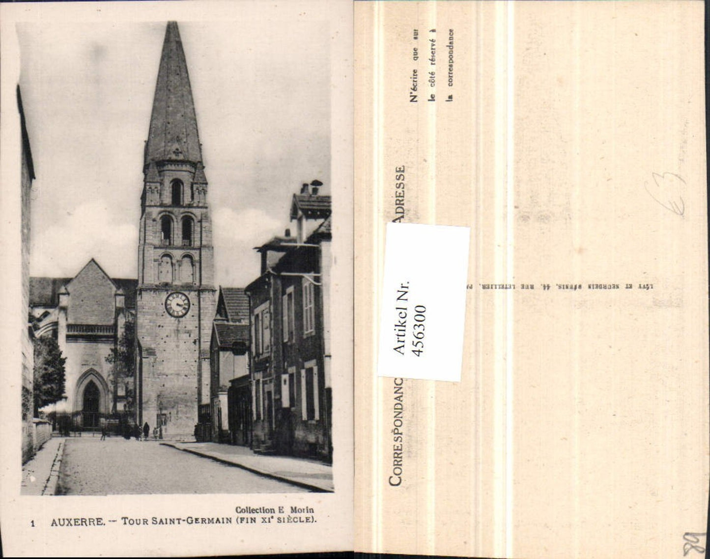 456300,Burgund Yonne Auxerre Tour Saint-Germain Kirche Turm