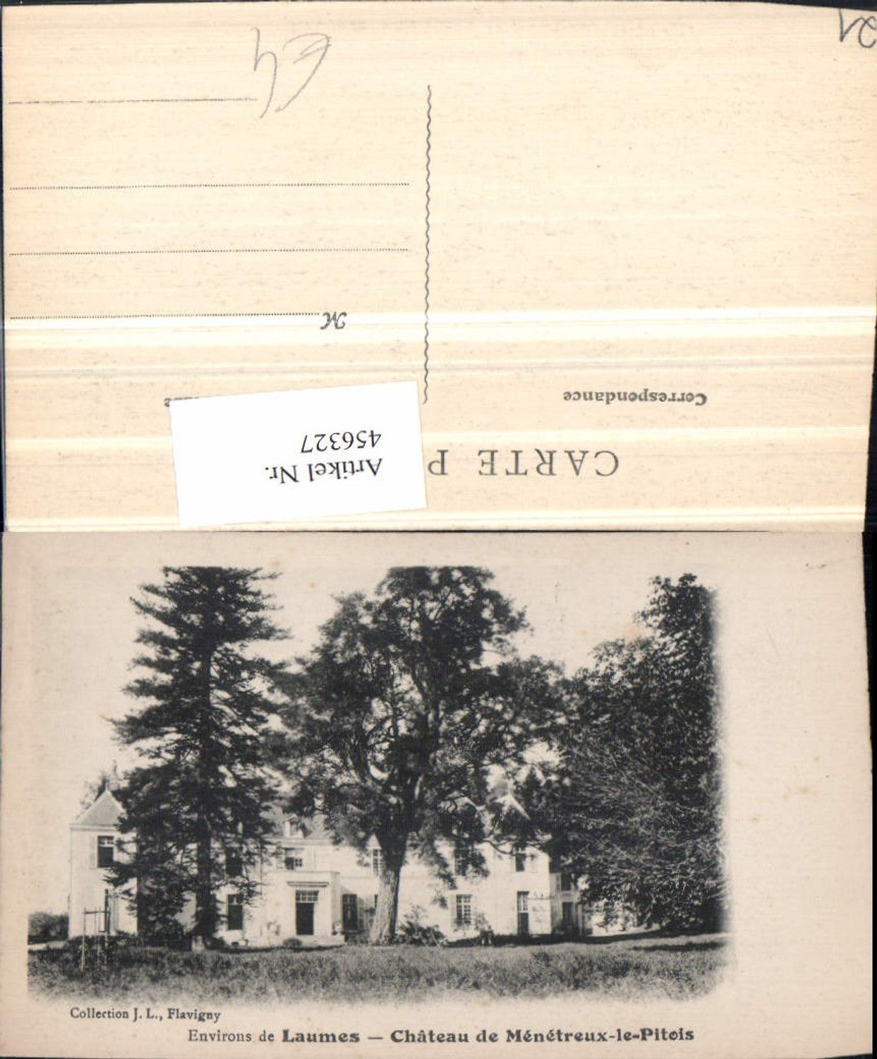456327,Burgund Cote-Or Laumes Chateau de Menetreux-le-Pitois Schloss