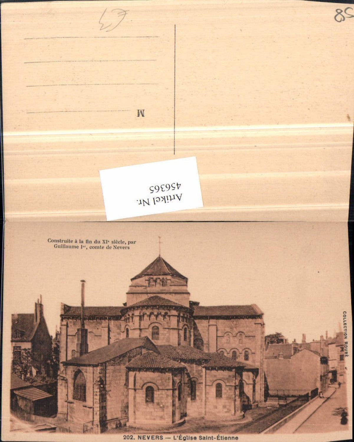 456365,Burgund Nievre Nevers Eglise Saint-Etienne Kirche