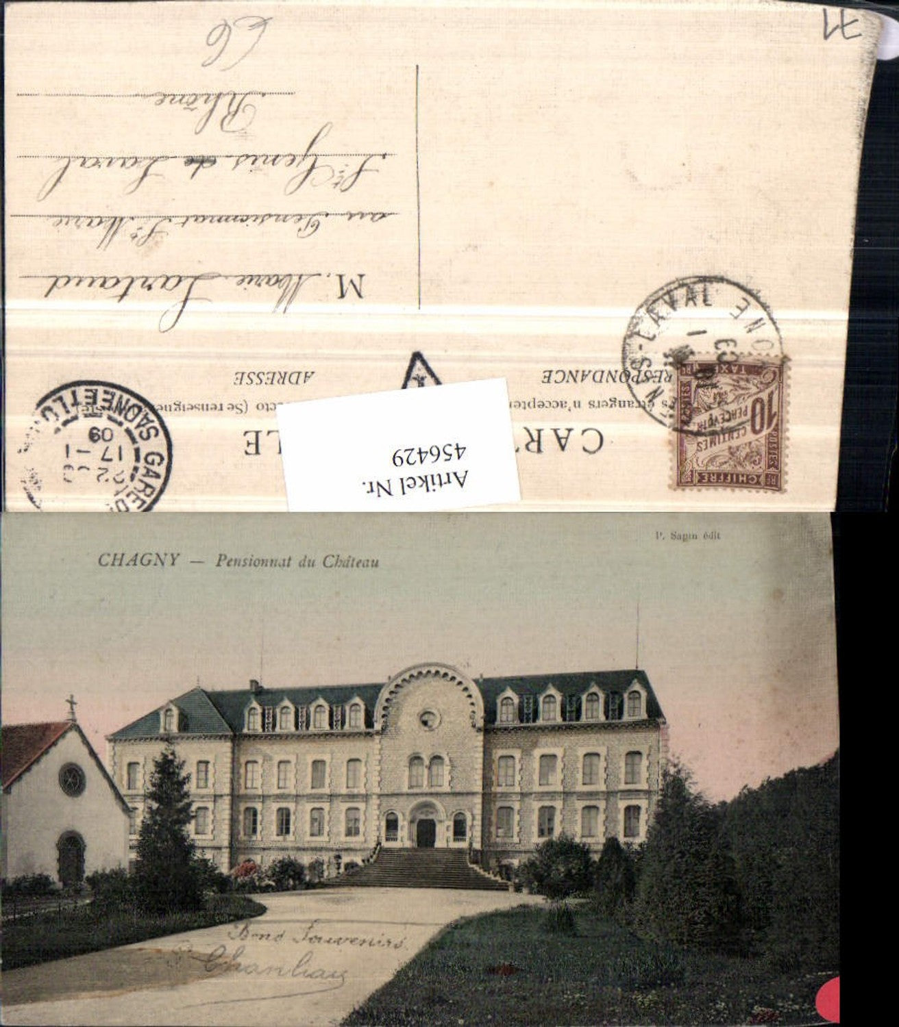 456429,Burgund Saone-et-Loire Chagny Pensionnat du Chateau Schloss