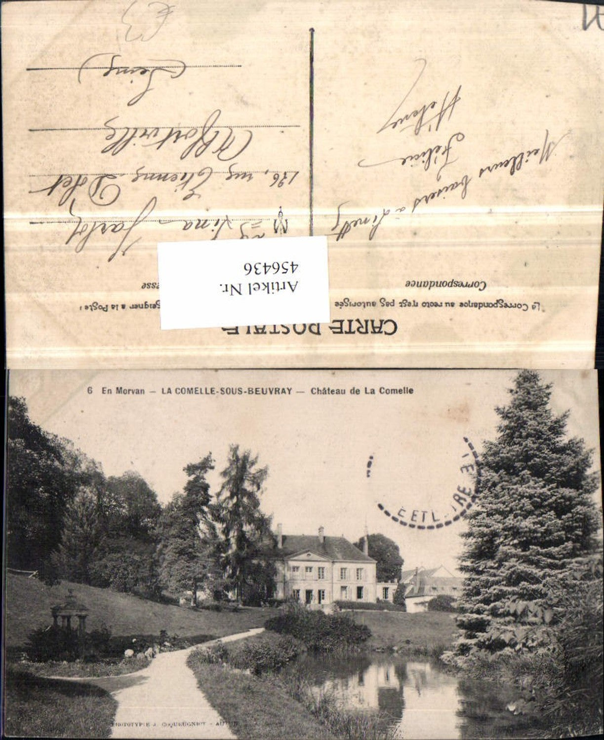 456436,Burgund Saone-et-Loire Comelle-sous-Beauvray Chateau Comelle Schloss