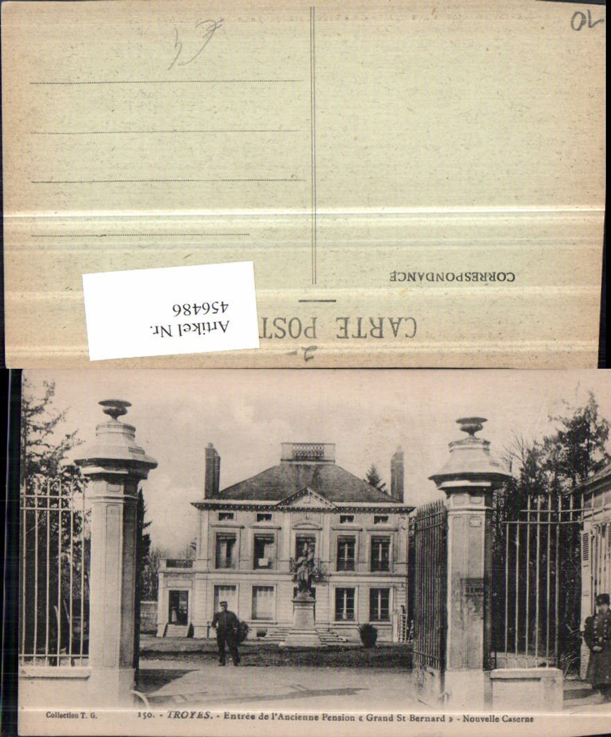 456486,Champagne-Ardenne Aube Troyes Pension Grand St-Bernard Caserne