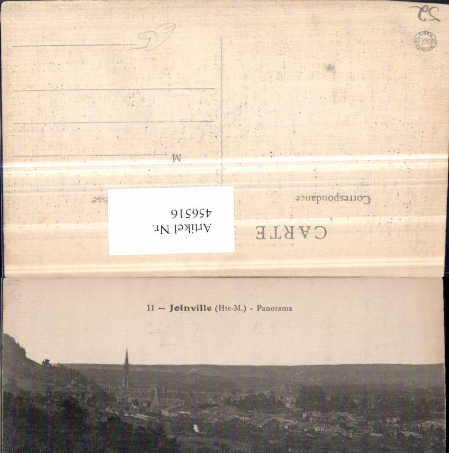 456516,Champagne-Ardenne Haute-Marne Joinville Panorama Totale