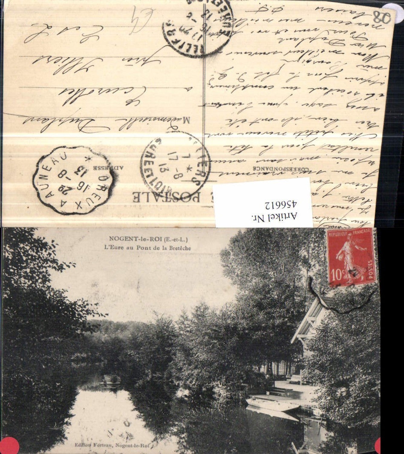 456612,Centre Eure-et-Loire Nogent-le-Roi L'Eure au Pont de la Breteche Fluss