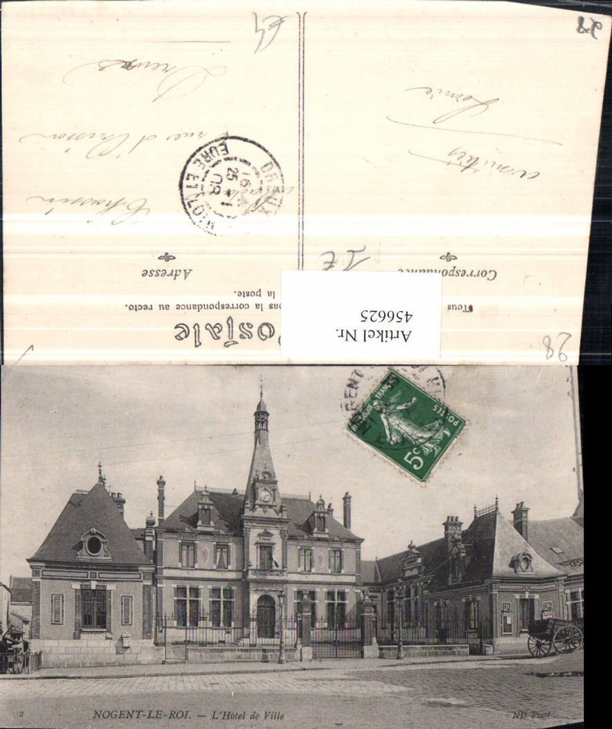 456625,Centre Eure-et-Loire Nogent-le-Roi L'Hotel de Ville Rathaus
