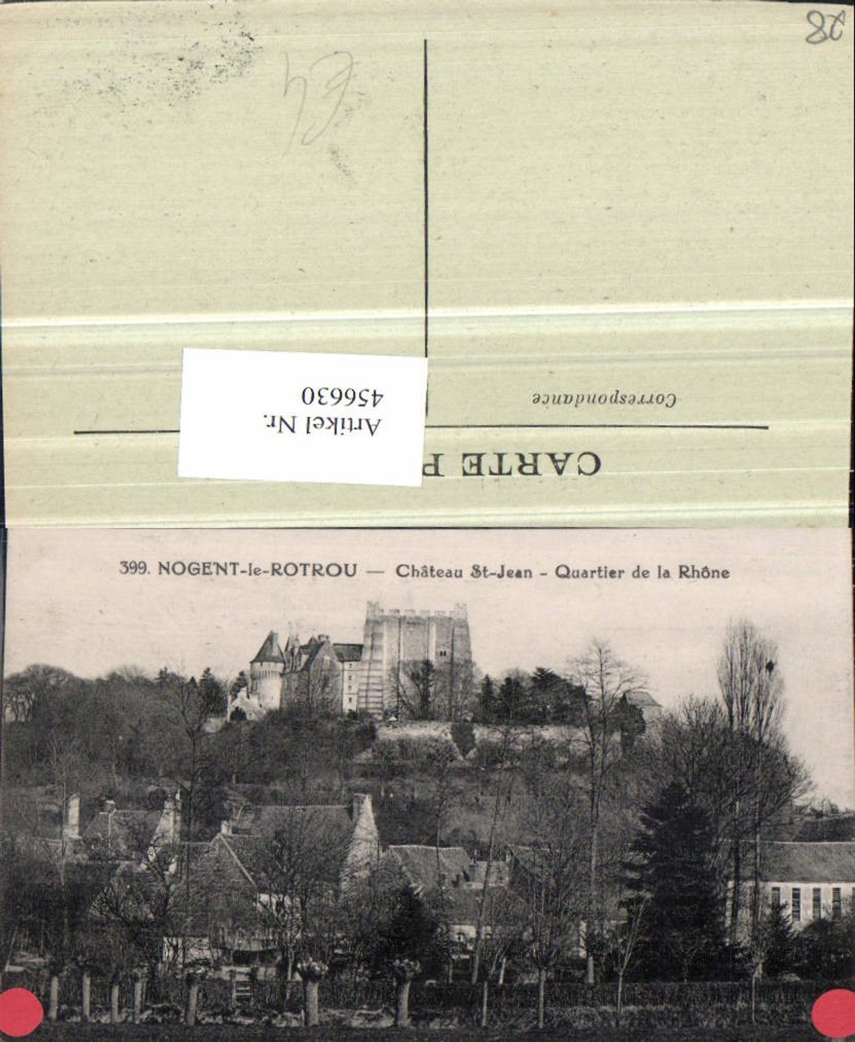 456630,Centre Eure-et-Loire Nogent-le-Rotrou Chateau St-Jean Schloss