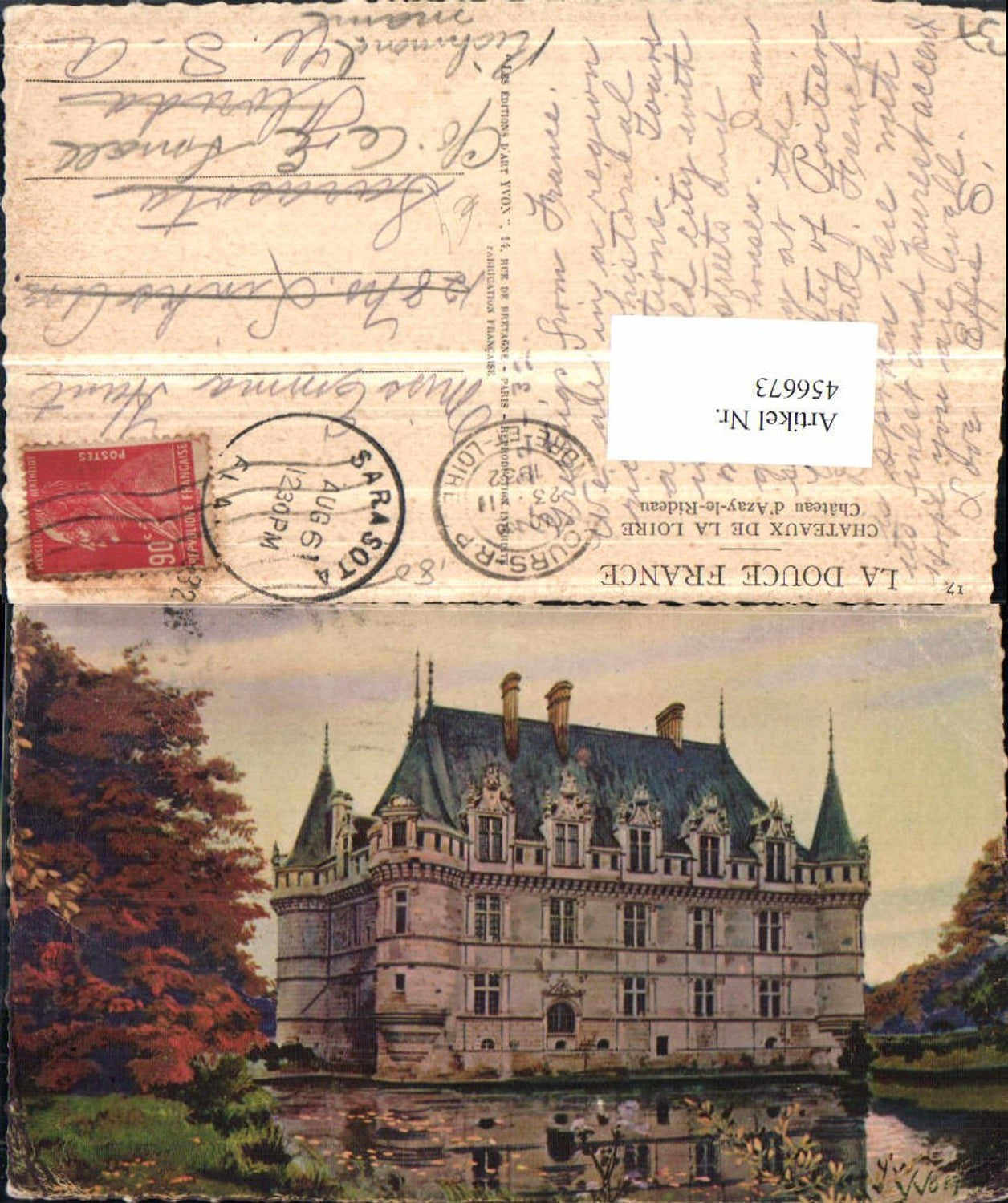 456673,Centre Indre-et-Loire Azay-le-Rideau Chateau Schloss
