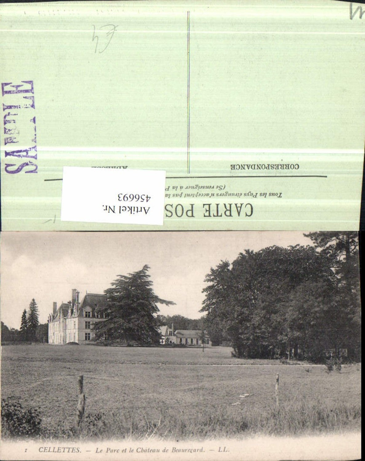 456693,Centre Loire-et-Cher Cellettes Parc et le Chateau Beauregard Schloss