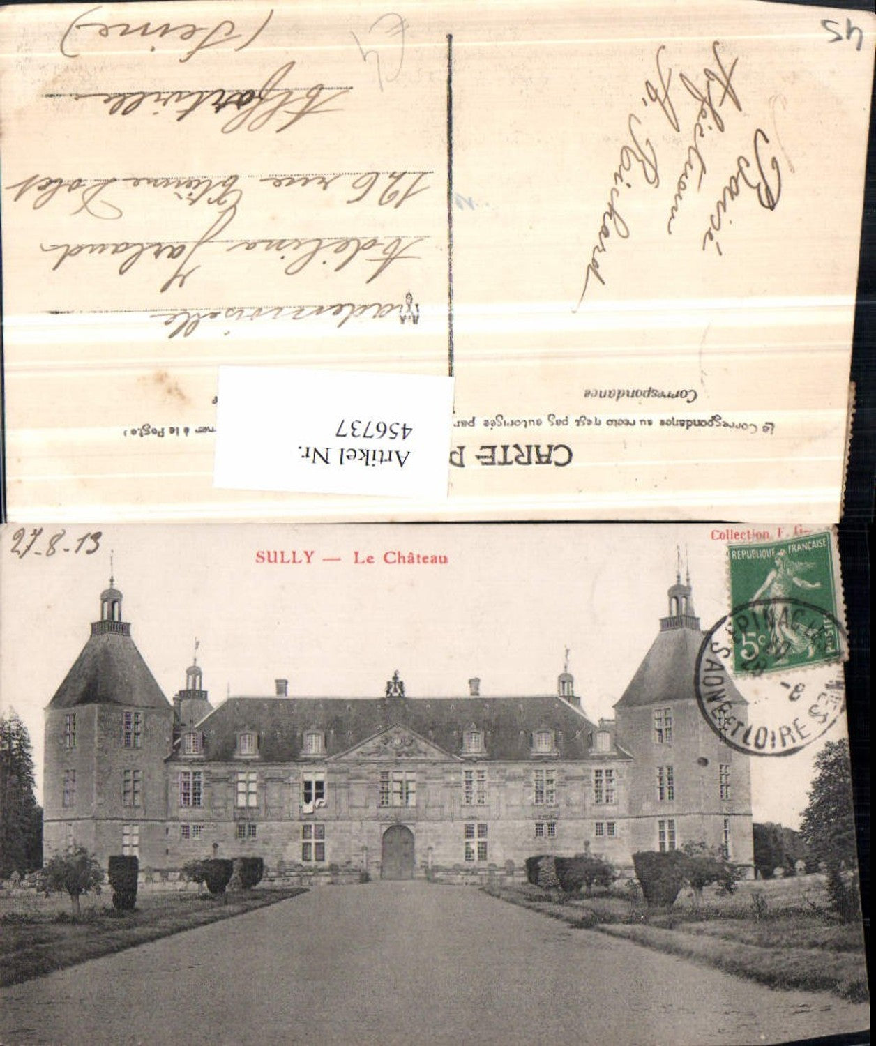 456737,Centre Loiret Sully Le Chateau Schloss
