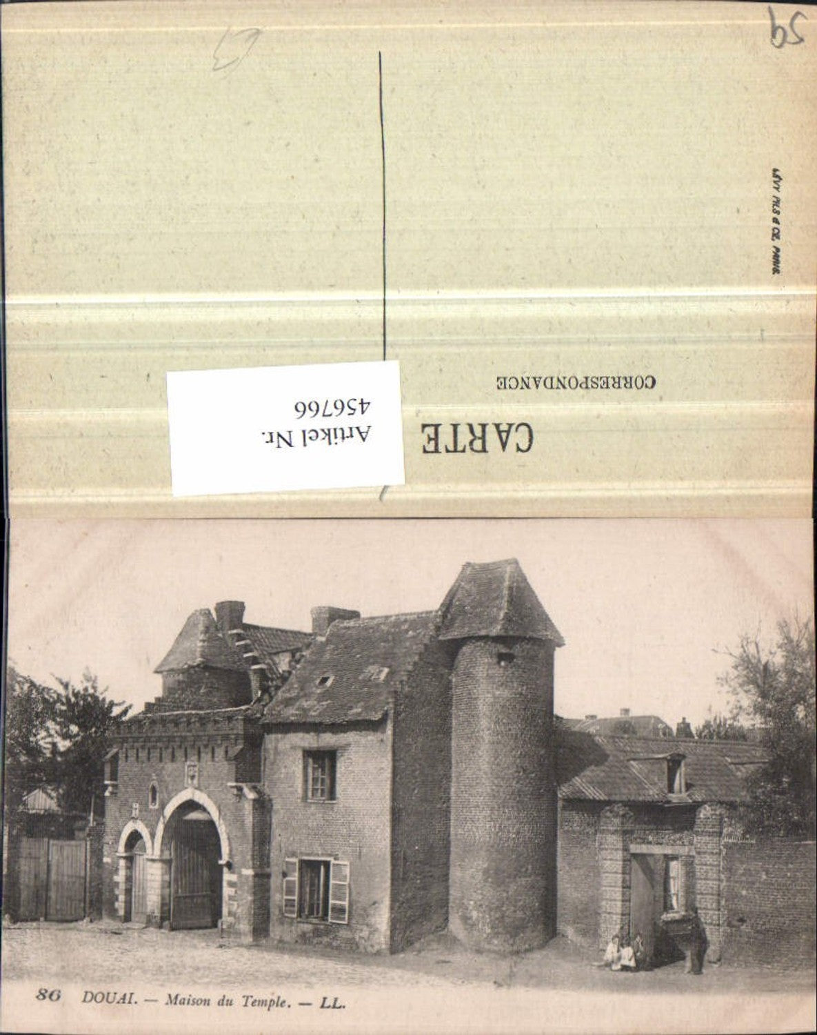 456766,Nord-Pas-de-Calais Nord Douai Maison du Temple Gebäude