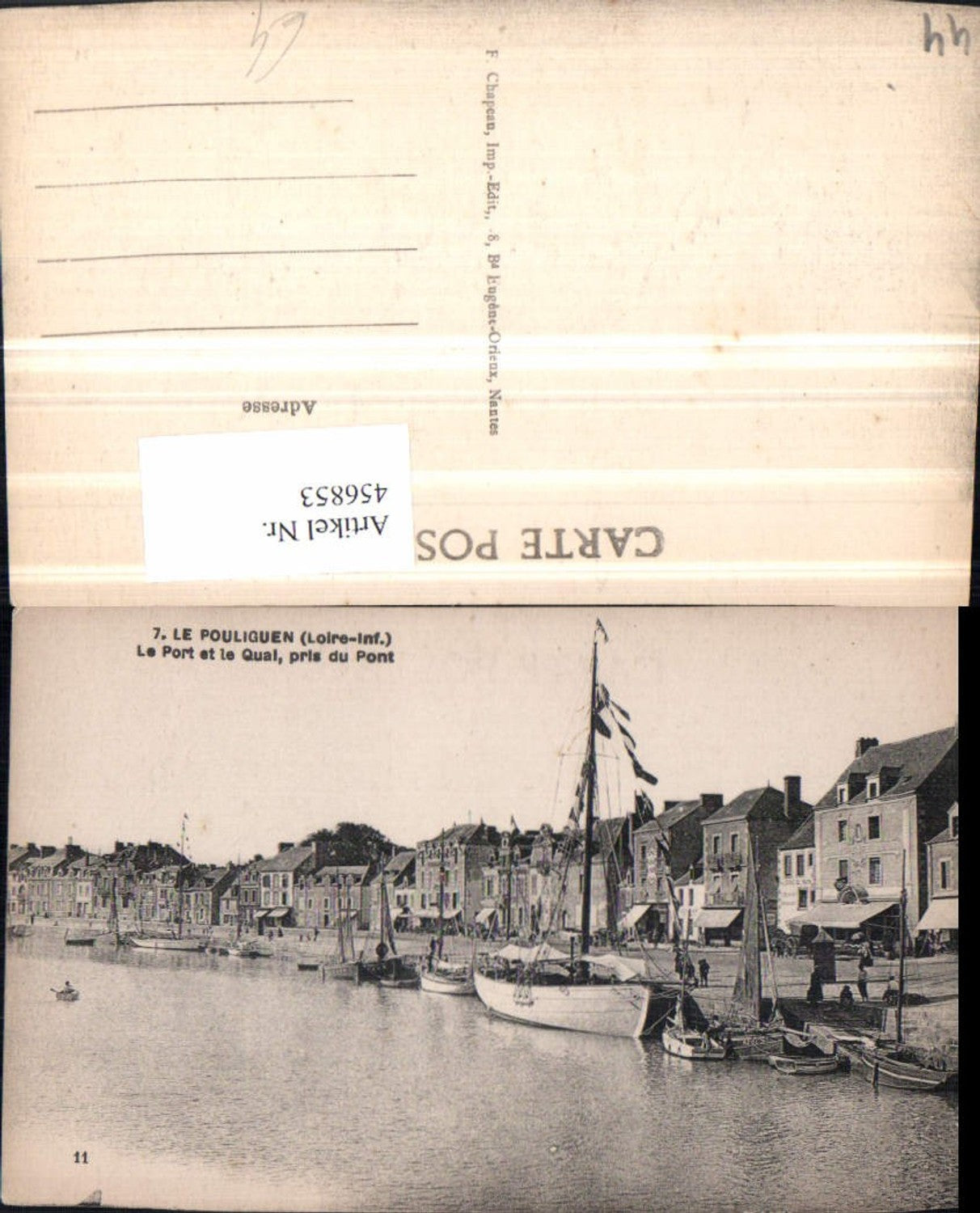 456853,Pays de la Loire Loire-Atlantique Le Pouliguen Port et le Quai boats